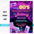 80th birthday party invitation